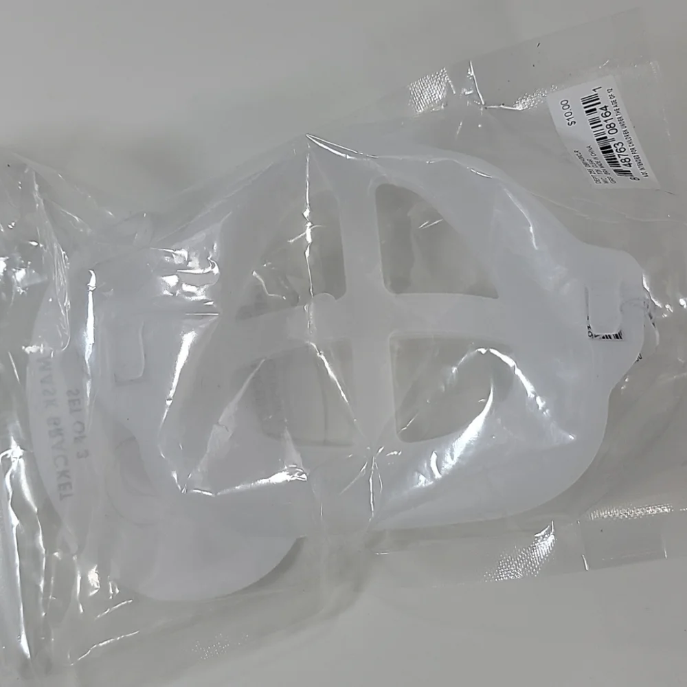 Anna & Ava Mask Bracket Set of 3 clear
